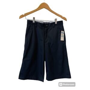 Tommy Hilfiger Boys Size 20 Slim Navy Blue Shorts Uniform Bermuda NWT